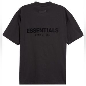 NWOT - Men’s Fear of God Essentials Cotton Graphic Tee - STRETCH LIMO ( L)